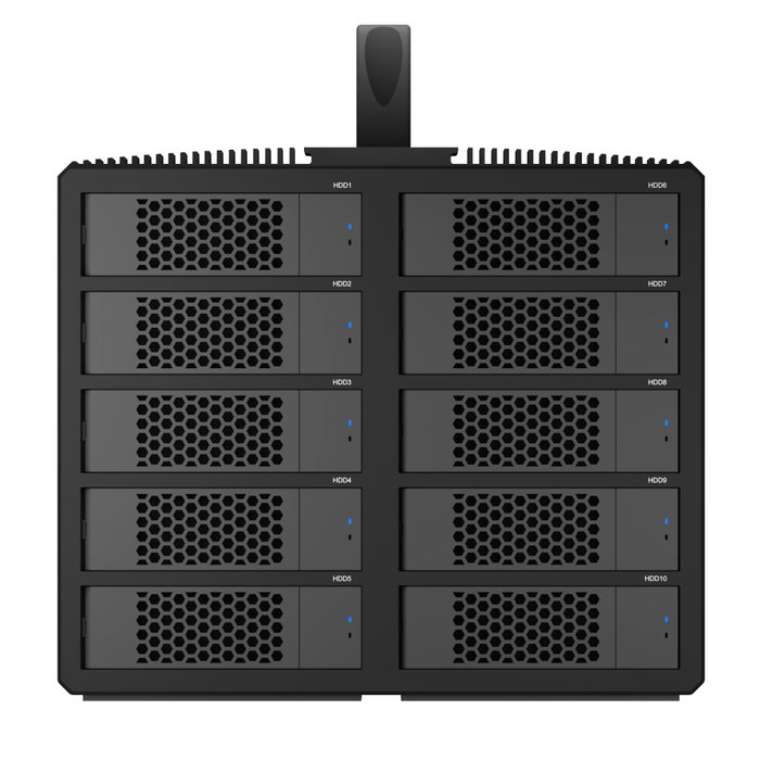 Icy ICY BOX Diamond Case 3710 - Boîtier 10 Baies SATA 2,5/3,5 pouces USB-C