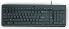 HP Clavier filaire ergonomique HP 150 - Clavier AZERTY Français avec pavé numérique, témoins LED et garantie de 2 ans