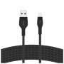 Belkin Câble Lightning USB-A Boost Charge Pro Flex 3m Tressé Noir MFi
