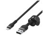 Belkin Câble Lightning USB-A Boost Charge Pro Flex 3m Tressé Noir MFi