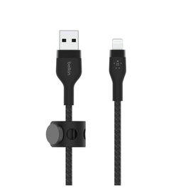 Belkin Câble Lightning USB-A Boost Charge Pro Flex 3m Tressé Noir MFi