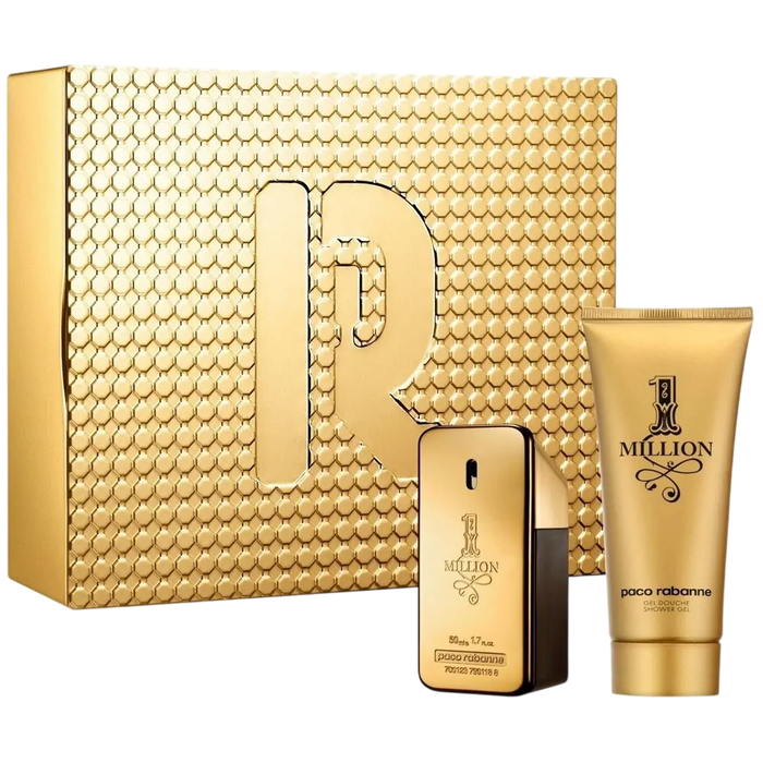 Paco Rabanne Coffret Parfum Homme 1 Million - Eau de Parfum 50 ml + Gel Douche 100 ml