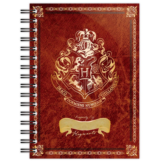 Carnet à spirale A5 Harry Potter - Thème Hogwarts - Couverture rigide - Licences officielles Carnet à spirale A5 Harry Potter - Thème Hogwarts - Couverture rigide - Licences officielles