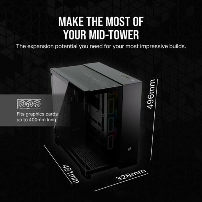 Corsair Boîtier ATX semi-tour CC-9011269-WW Noir Corsair Boîtier ATX semi-tour CC-9011269-WW Noir