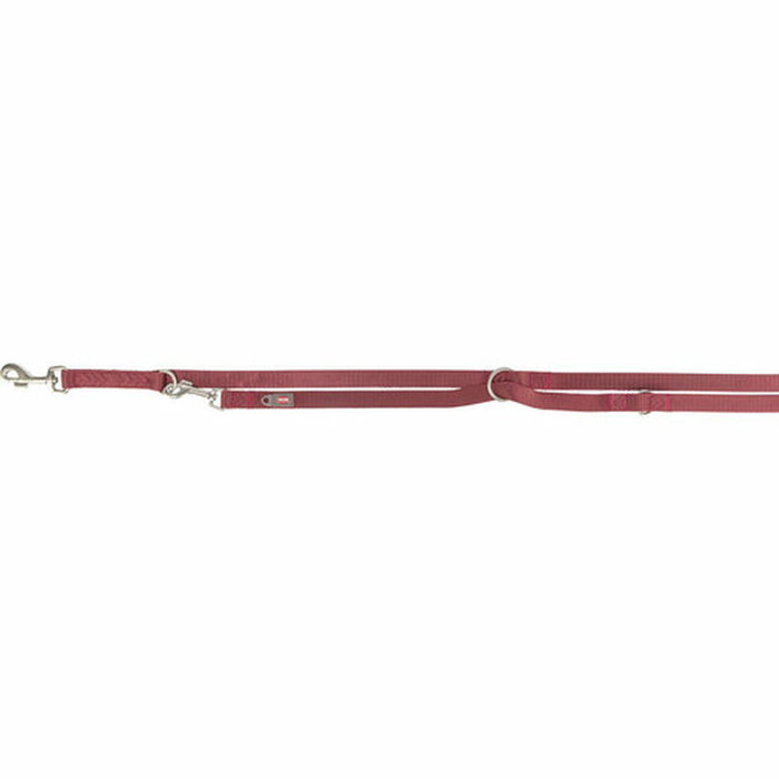 Laisse réglable pour chien Trixie Premium Rouge M/L