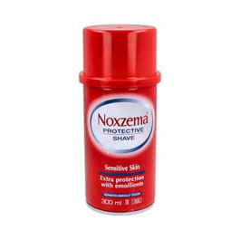 NOXZEMA Mousse à raser Rouge pour peaux sensibles 300 ml