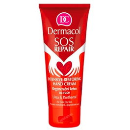 Dermacol SOS Crème de Mains Réparatrice, 75 ml - Soin Intensif pour Mains Abîmées et Sèches