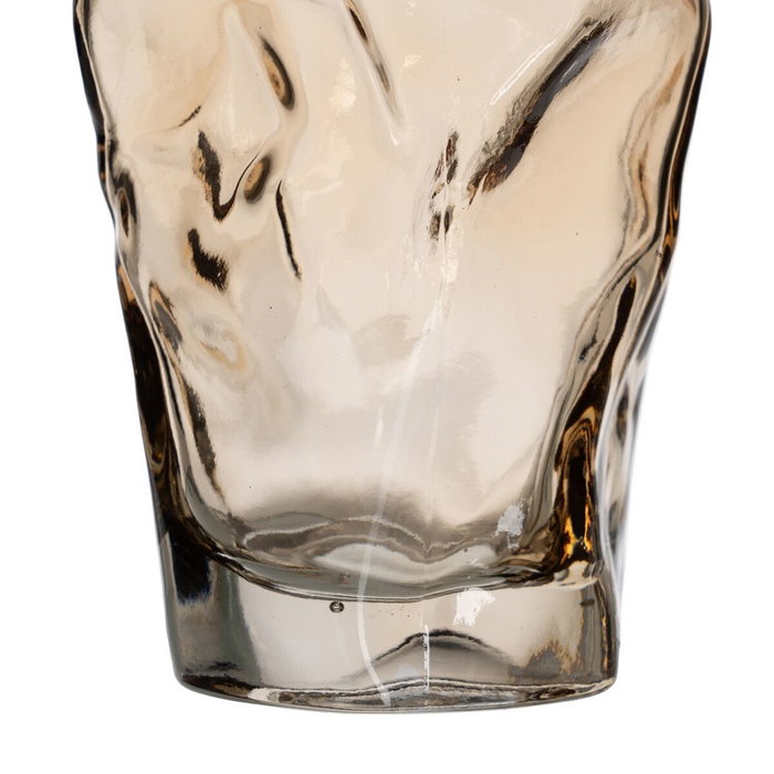 BigBuy Home Vase Marron Verre 15,5 x 14 x 32 cm BigBuy Home Vase Marron Verre 15,5 x 14 x 32 cm