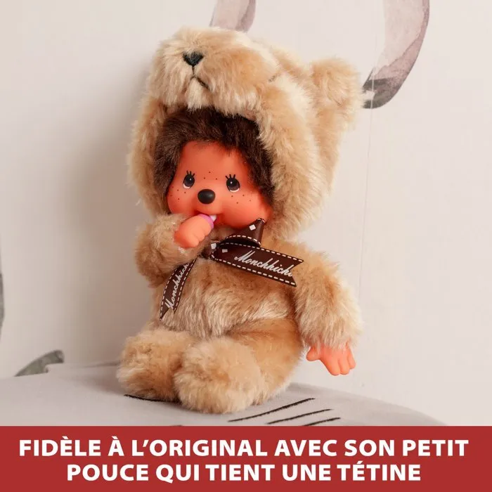 Monchhichi Peluche Nounours 20cm