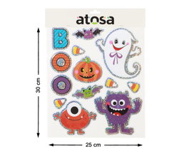 Atosa Stickers Décoratifs Colorés Halloween