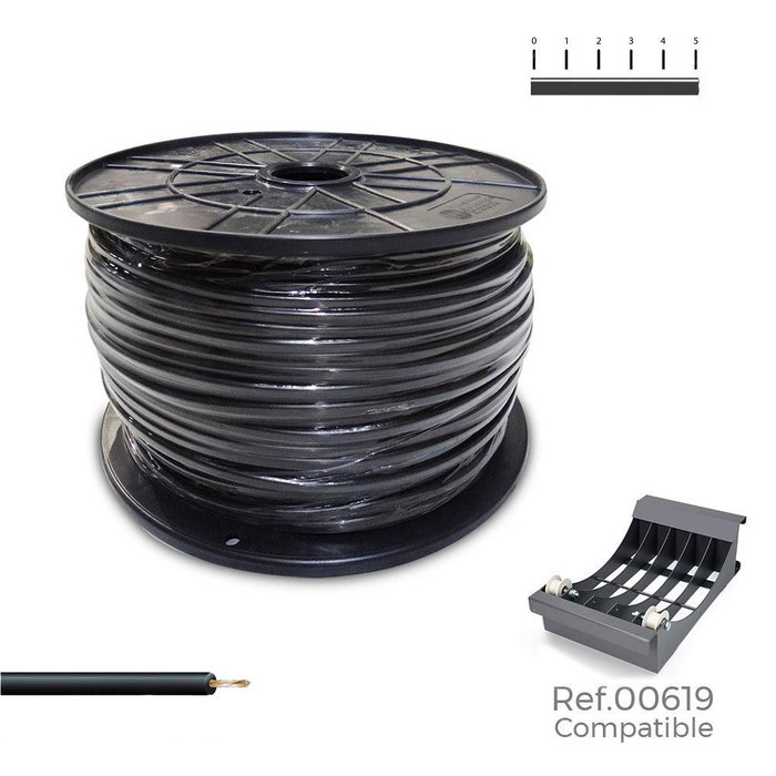 Sediles Cablecillo H07V-K 2,50 mm² Noir, 800 m Sediles Cablecillo H07V-K 2,50 mm² Noir, 800 m