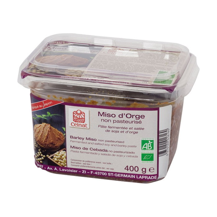 CELNAT Miso de cebada non pasteurisé BIO 400g