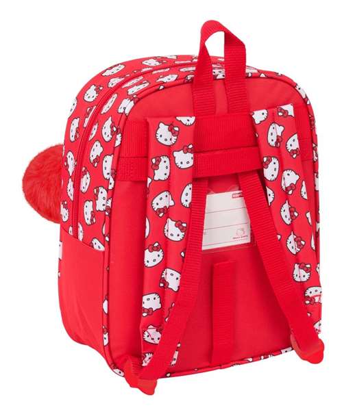 Hello Kitty Cartable Iconic Blanc Rouge 22 x 27 x 10 cm Hello Kitty Cartable Iconic Blanc Rouge 22 x 27 x 10 cm