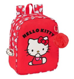 Hello Kitty Cartable Iconic Blanc Rouge 22 x 27 x 10 cm