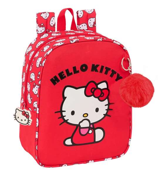 Hello Kitty Cartable Iconic Blanc Rouge 22 x 27 x 10 cm Hello Kitty Cartable Iconic Blanc Rouge 22 x 27 x 10 cm