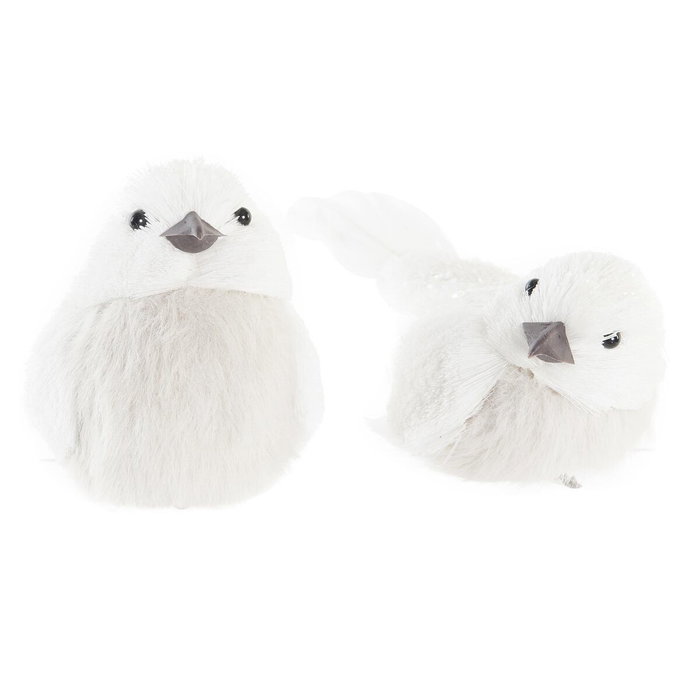 Décorations de Noël DKD Home Decor Mousse Oiseau Plume (10 x 6 x 8 cm) (2 Unités) Décorations de Noël DKD Home Decor Mousse Oiseau Plume (10 x 6 x 8 cm) (2 Unités)