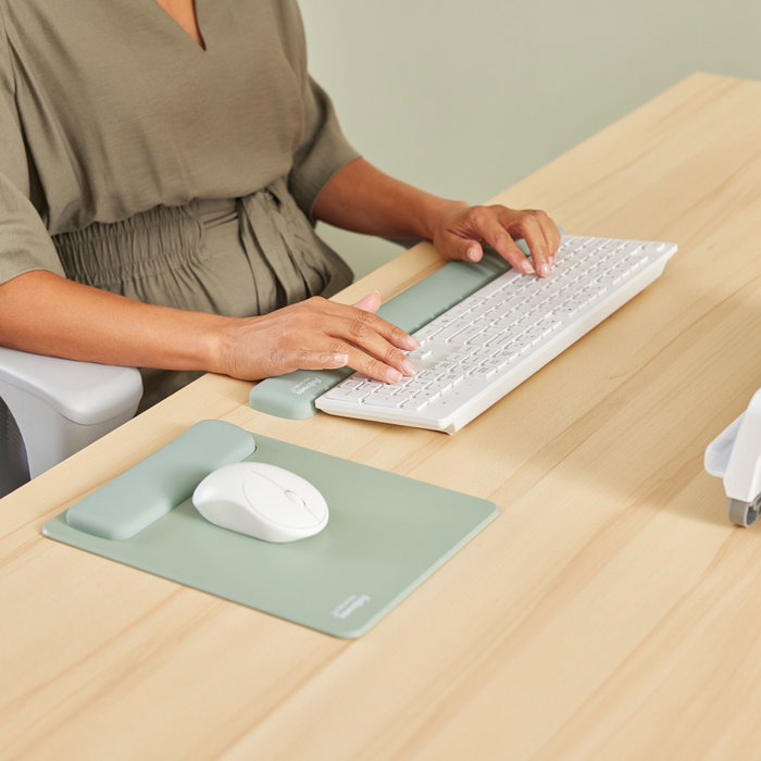 Fellowes Breyta XL Tapis de souris avec repose-poignet vert