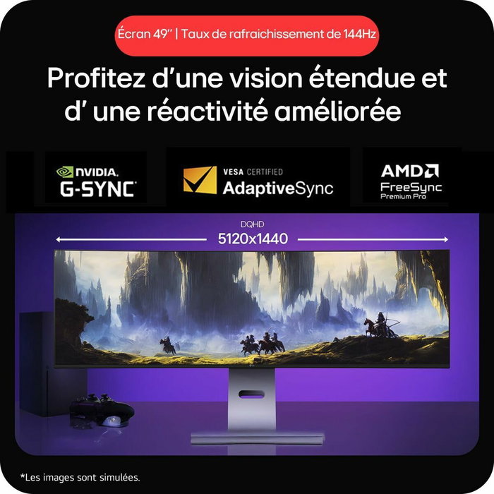 Écran LG 49U950A-W 49"