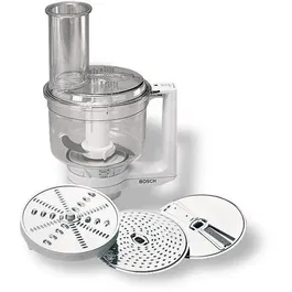 Bosch - Multimixeur pour Kitchen Machine MUM5 - Couteau Universel, Râpe et Disque Double Tranchant - 1 L - Blanc Transparent