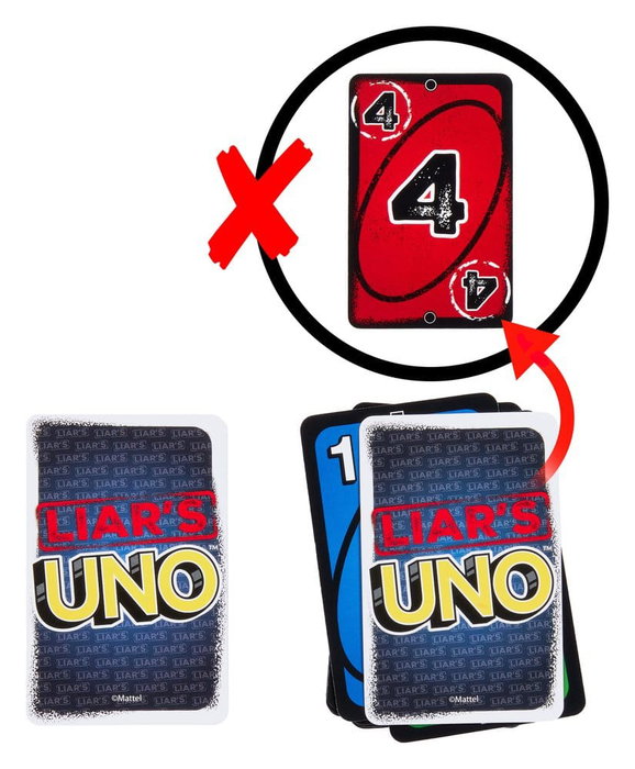 UNO Liar's - Jeu de cartes