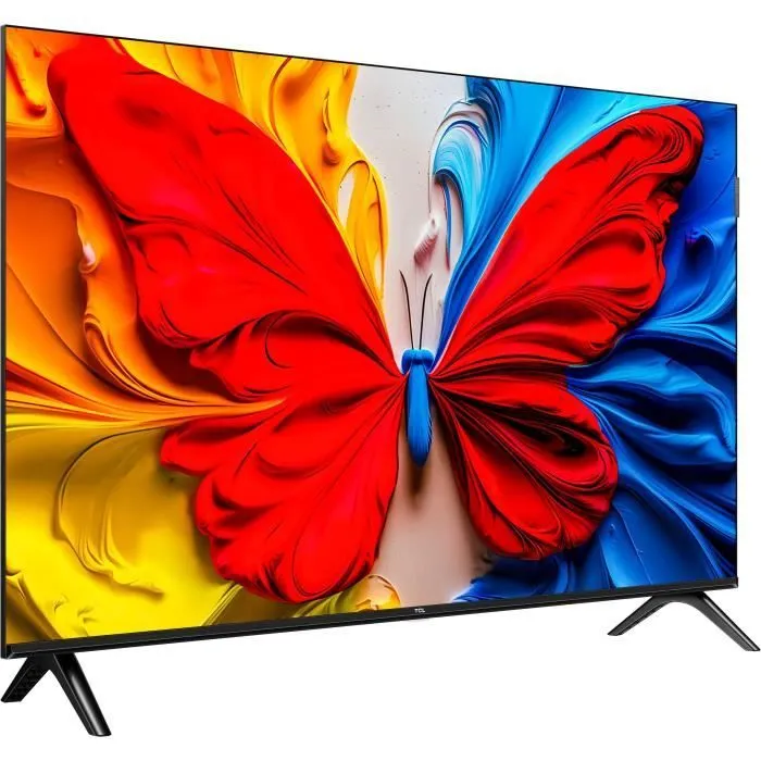TCL 32S51K - Téléviseur QLED 32 Pouces (81 cm) Full HD 1920x1080, HDR10, Android TV, WiFi, 2x HDMI - Pour petits espaces