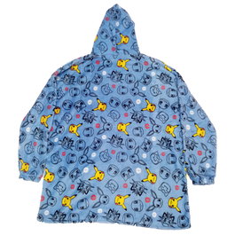 Pokémon Sweat-shirt à capuche oversize pour enfant - Couleur corail - Taille unique