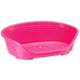 Ferplast Panier Siesta Deluxe pour Chats et Chiens Taille 4 (61.5*45*21.5 cm) Violet avec Pieds Antidérapants