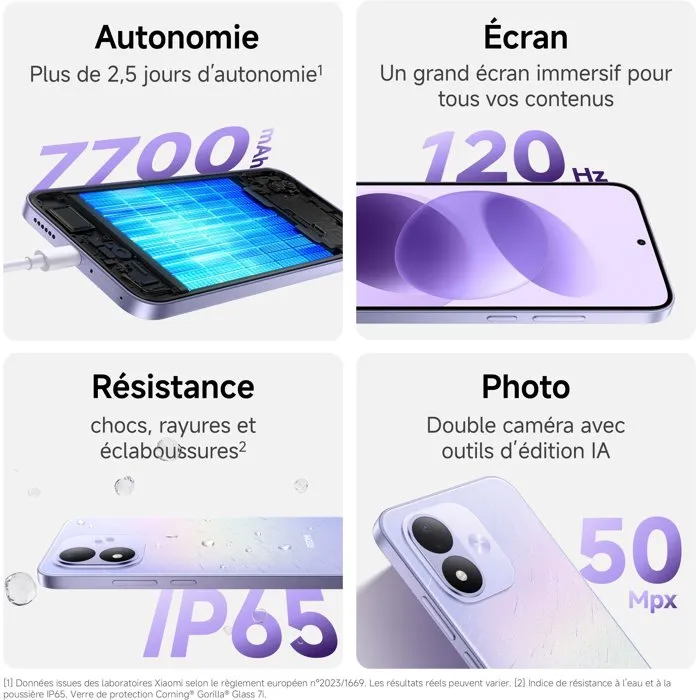 Xiaomi Redmi Note 17 5G Bleu 128Go 6Go RAM