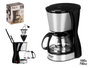 Argon Cafetière Filtre 6 Tasses 750ml 550W avec fonction antigoutte Acier et Verre 22x28x16,5cm (Set de 6)