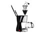 Argon Cafetière Filtre 6 Tasses 750ml 550W avec fonction antigoutte Acier et Verre 22x28x16,5cm (Set de 6)