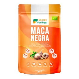 ENERGY FEELINGS Maca Noire en poudre 204g ECO VEGAN SG