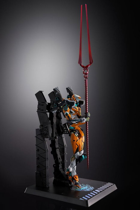 Bandai Tamashii Nations Figurine Diecast Metal Build Eva Test Type-00/00 30th avec la Lance de Longinus Bandai Tamashii Nations Figurine Diecast Metal Build Eva Test Type-00/00 30th avec la Lance de Longinus