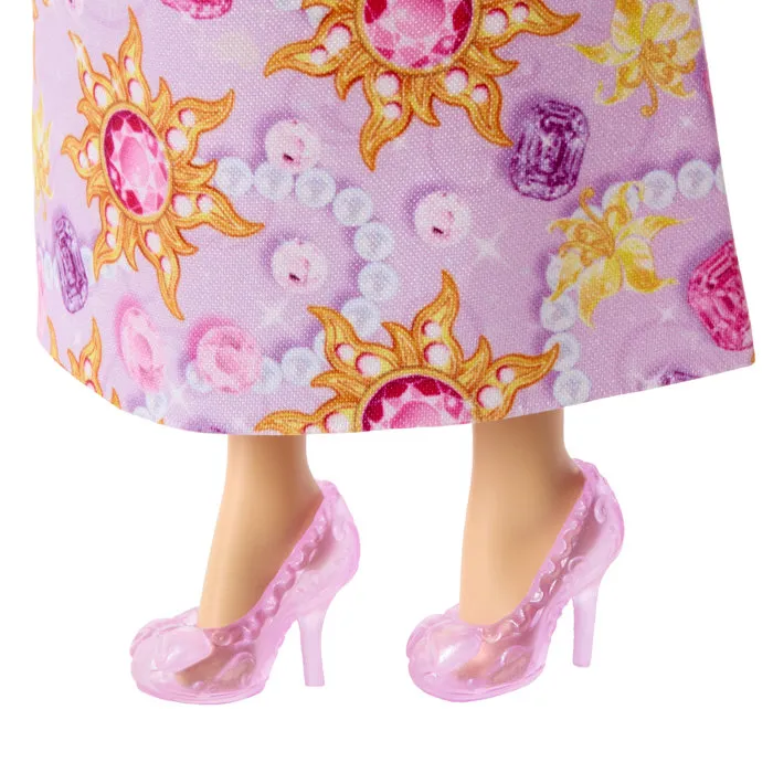 Mattel Disney Poupée Raiponce Jewel Reveal avec accessoires surprises