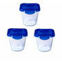 Pyrex Lot de 3 Boîtes de conservation Pasta Box Cook&Go 0,8 L