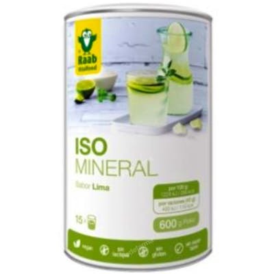 RAAB VITALFOOD ISO-MINERAL saveur citron vert 600g RAAB VITALFOOD ISO-MINERAL saveur citron vert 600g