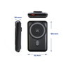 Ewent EW1162 Powerbank sans fil MagSafe 10000mAh 22.5W PD QC Chargeur portable avec support pliable