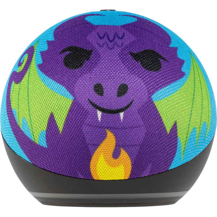 Amazon Echo Dot 5 Dragon Design Multicolore