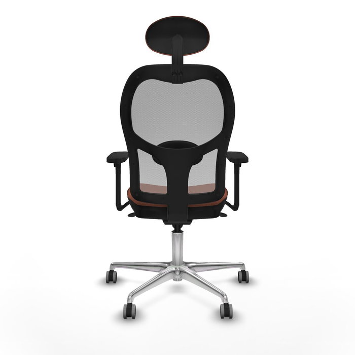 Piqueras y Crespo Chaise de Bureau avec Appui-tête Jorquera 3D086G1 Marron Gris Piqueras y Crespo Chaise de Bureau avec Appui-tête Jorquera 3D086G1 Marron Gris