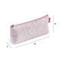 Apli - Boîte à Tout Pailletée Rose - Dimensions: 20 x 8 x 3,5 cm - Pour Enfants Dès 3 Ans - Instructions en Français, Espagnol, Anglais - Réf: B2F