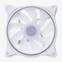 Hiditec VGCH10009 Ventilateur de Boîtier Gaming ARGB 120 mm 37.8 CFM Silencieux 19.5 dBA Blanc
