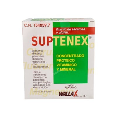 Wallax Farma Suptenex Banane 15 Sachets Wallax Farma Suptenex Banane 15 Sachets