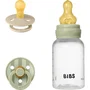 Bibs Coffret cadeau bébé Baby Sprinkle - Embout rond - T1 - Sage
