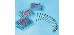 Kruuse Aiguilles Métalliques 10x15mm Luer-lock, Pack de 12 unités