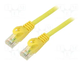 LANBERG Cordon de raccordement Cat 5e U/UTP jaune 2m RJ45