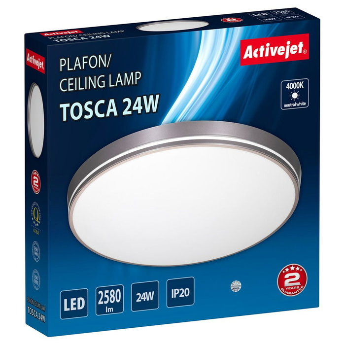 Activejet Suspension AJE-TOSCA LED 24W Gris Activejet Suspension AJE-TOSCA LED 24W Gris