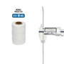 WOLFPACK LINEA PROFESIONAL Corde tressée polypropylène blanche (bobine 100 mètres)