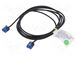 LOGILINK Cordon de raccordement Cat 6a U/UTP RJ45 2m noir