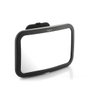 Innovagoods Miroir de surveillance bébé pour siège arrière, panoramique 360°, noir, réglable, 30x2,5x19 cm