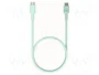 GREEN CELL Câble USB 2.0 Type-C vers Type-C 2m Vert