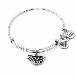 Alex And Ani Pulsera Paloma Gris 20cm